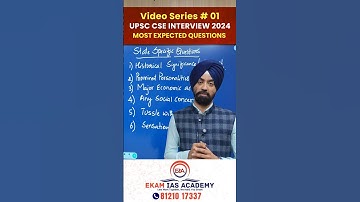 UPSC CSE Interview 2024: State-Specific Questions by Major Sps Oberoi sir