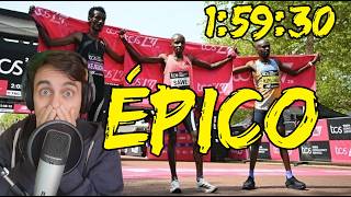 Sabastian Sawe , Yomif Kejelcha y Jacob Kiplimo rompen el RECORD mundial en Londres 2026 😱