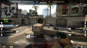 CS:GO | How to stop a B rush | de_dust2 | MM