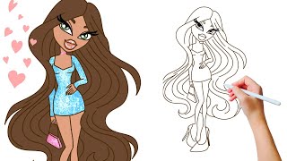 DRAW a Stunning Bratz Girl from Scratch!