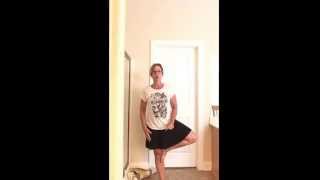 Balancing in tree pose with variations