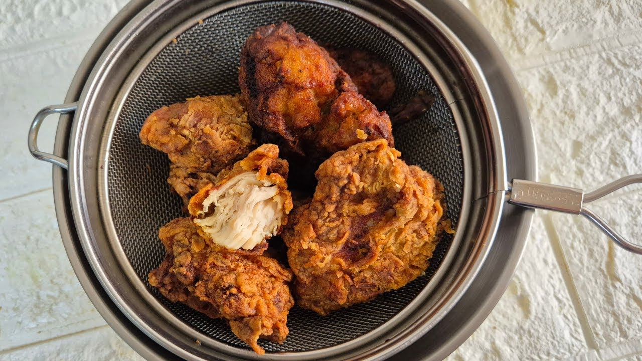 بروستد المطاعم المقرمش في البيت الخلطة السرية