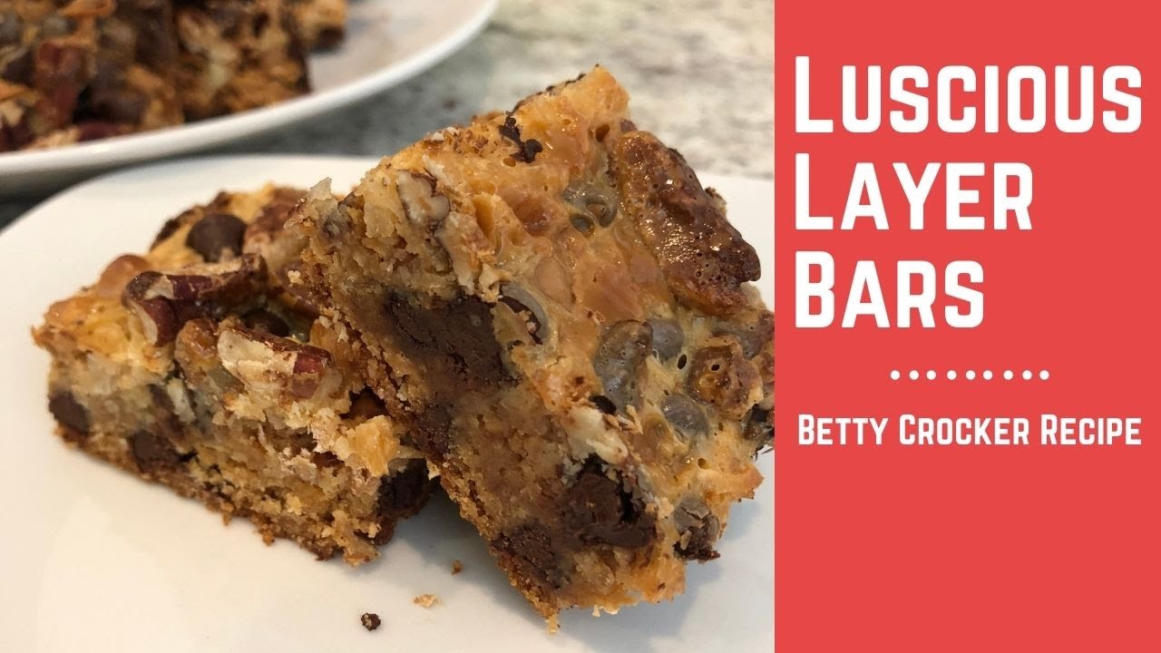 Easy Bar Cookies | Classic Betty Crocker Recipe - YouTube