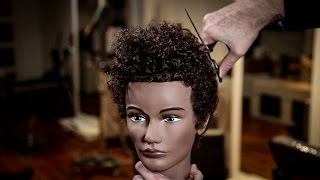 Womens Faux Hawk on Curly Hair | Vibrastrait Iron GIVEAWAY | MATT BECK VLOG 87