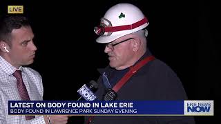Update on Body Recovered from Lake Erie