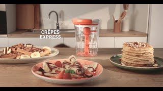 Tefal Crêpes Express, Mélangeur pâte à crêpes, Pâte parfaite en 2 minutes, HACHOIRS MANUELS