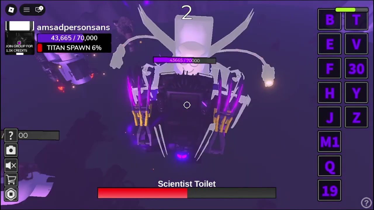 Fast way to max UTTVM skill tree in TOILET BATTLE [Roblox]