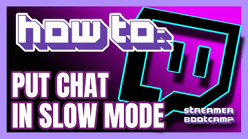 How to Put Chat in Slow Mode QUICK & EASY | Twitch Tips 2022