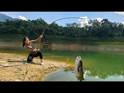 Fishing Skills - Catch a BIG Fish with Simple Stream Fishing Lures