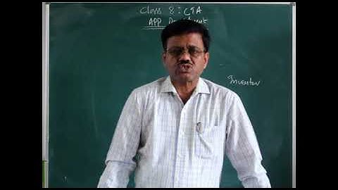 Class 8 Computer Applications Topic: App Development