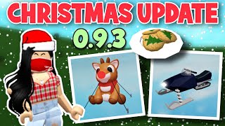 BLOXBURG CHRISTMAS UPDATE 0.9.3 | RELEASE DATE? LEAKS, CONCEPTS / IDEAS & more details *HUGE NEWS!*