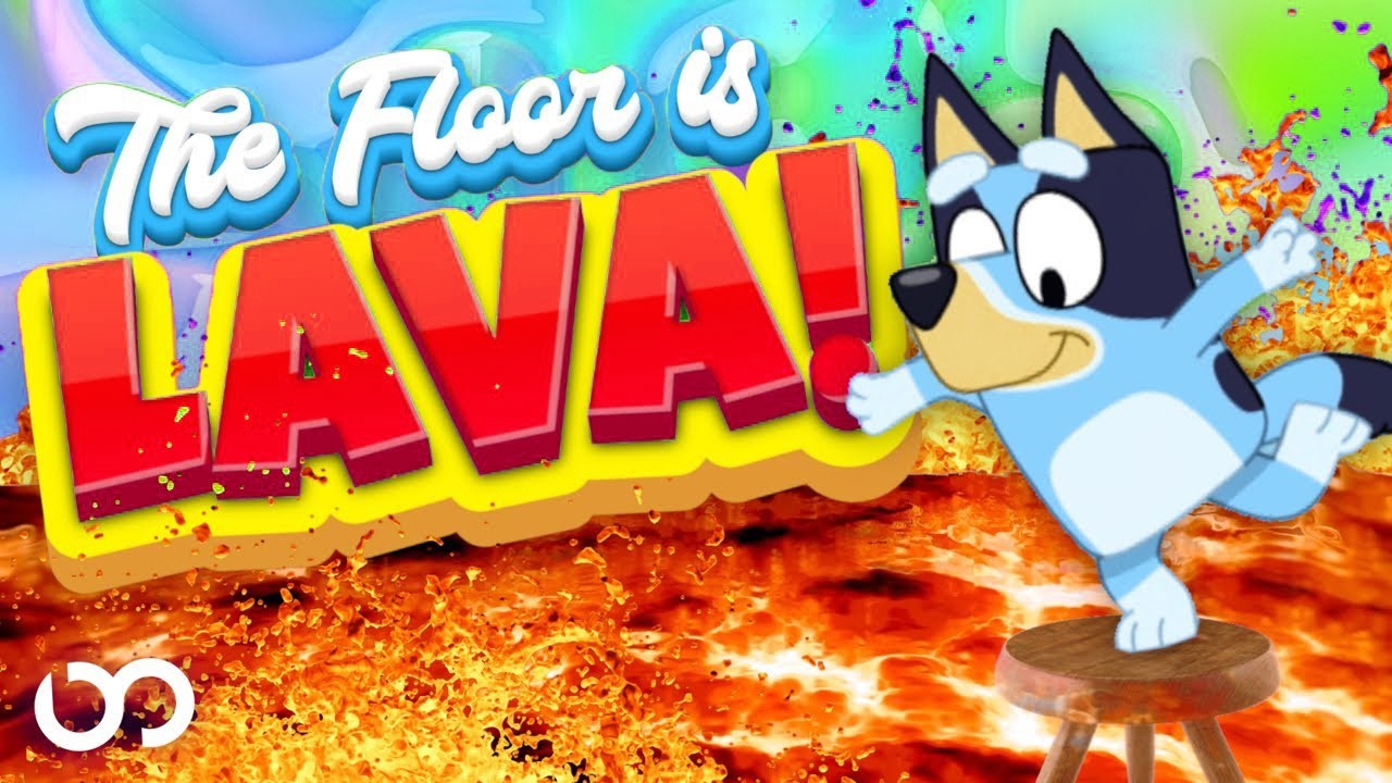 Bluey Floor is Lava | Freeze Dance | Brain Break | Just Dance - YouTube