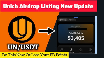 Unich Airdrop & $UN Updates: FD Points Slash, Convert to Tokens + IDO Ends!
