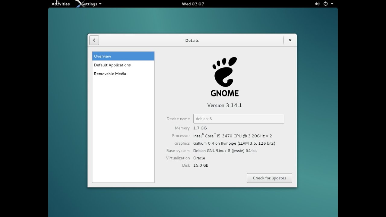 Install Debian 8 Jessie RC1 amd64. GNOME 3.14.1 Desktop. - YouTube