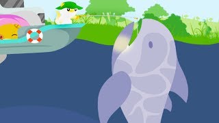 驚くべきホラザメを捕まえましょう！ - 猫が釣りに行くゲームプレイ screenshot 1