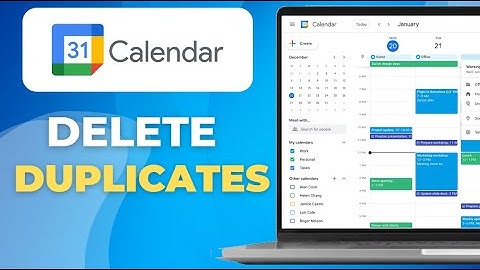 How to delete Google Calendar Duplicates