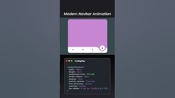 Modern Navbar Animation 🎯 Source Code   Link in bio🔥💥#navbar #animation #css #coding #codingtips