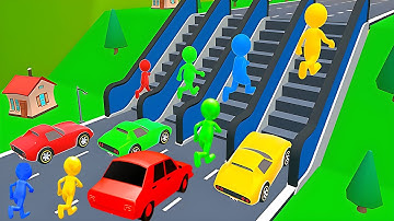 Shape shifting 🏃‍♂️🚗🚲🚦All Levels Gameplay Walkthrough Android,ios Max Level Ep33