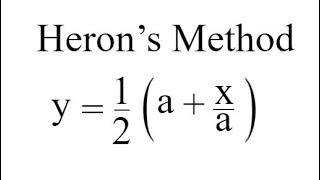 Gr9 Math - 105 - Heron's Method
