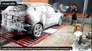 Cuci Mobil Honda HRV cuci sampai Kinclong banget.!! 😱