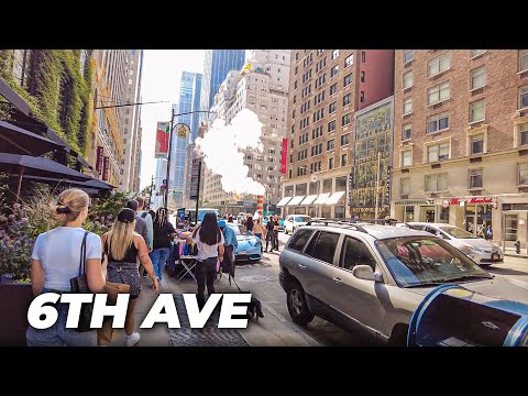 Walking NYC : 6th Avenue from Central Park to 34th Street (October 16, 2021)
