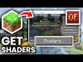 How To Install Shaders With OptiFine Get OptiFine 