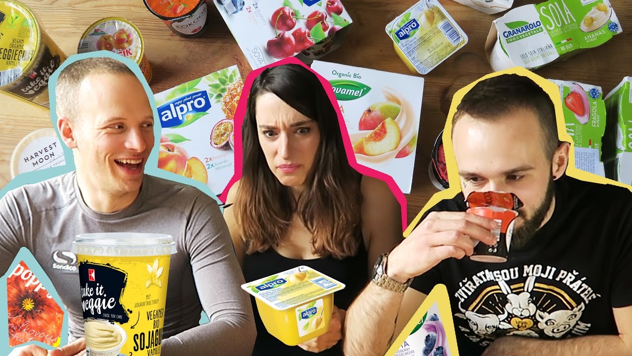 OCHUTNÁVKA SÓJOVÝCH JOGURTOV w/ Ovocný check a JVIarcus