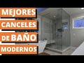 🟦🟩🟧 5 Diseños de CANCELES PARA BAÑO MODERNOS 2021 ⭐✅ Canceles Para Baño de Vidrio Templado 🟦