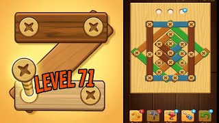 🏅 SCREW PUZZLE: Wood Nut & Bolt 🤪 Level 71 🧩 Gameplay Walkthrough