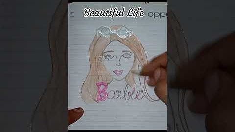 Barbie Drawing Colouring | Beautiful Barbie Art | Part 2#BarbieDrawing #BarbieColouring #BarbieArt