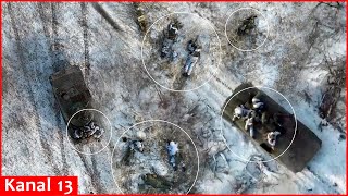 “They couldn’t get off equipment" - this’s what happened to 38 advancing Russians and 13 vehicles