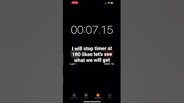 Stopping timer at 100 likes #meme