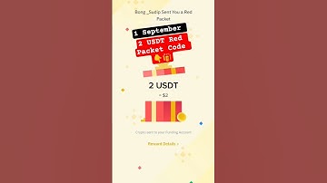 1 September Binance Red Packet Code #binanceredpacketcode #redpacketcode #redpacketinbinance #shorts