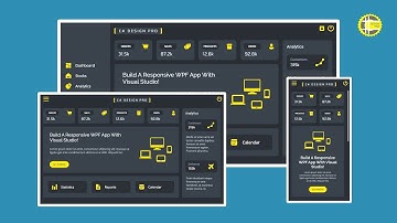WPF - Responsive UI Design | MVVM | XAML | C# | Tutorial