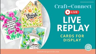 LIVE REPLAY: Cards For Display + Special Discount! screenshot 5