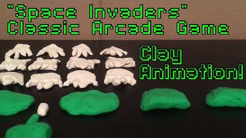 Space Invaders Claymation