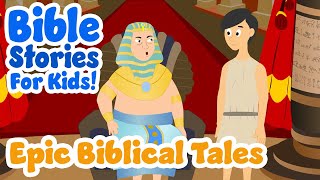 Epic Biblical Tales - Bible Stories For Kids Compilation! (1-Hour of Bible Stories for Kids!)