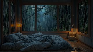 Rain Sounds for Sleeping  Heavy Rain and Thunder Healing Stress, Studying, Sleeping, Meditation