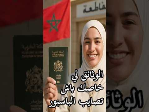 كيفاش تصاوب الباسبور المغربي خطوة بخطوة جديد 2025