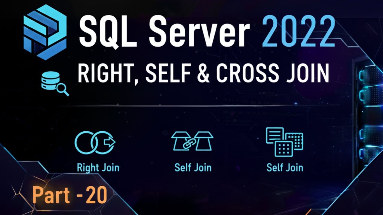 Master RIGHT, SELF & CROSS JOIN in 10 Minutes — SQL Joins You’ll ...