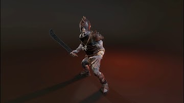 PBR Blue Orc Characters Pack Turntable - 3D model download