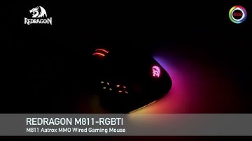 REDRAGON M811 Aatrox MMO Wired Gaming Mouse M811-RGBTI