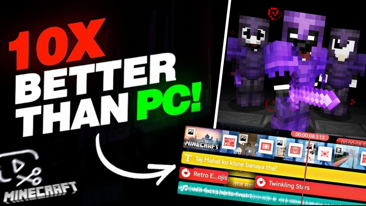How to Edit Minecraft Videos like @SenpaiSpider and @ProBoiz95