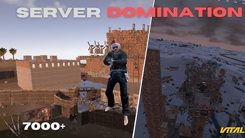 HOW WE DOMINATED THE SERVER BY SHOOTING 7000 ROCKETS ( a Short Rust Movie ) - Vital Medium