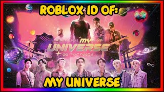 COLDPLAY, BTS - MY UNIVERSE ROBLOX MUSIC ID/CODE *OCTOBER 2021*