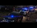 مجرم مشهور بسرقة السيارات حاول الهروب من الشرطة بمساعدة أحد العصابات وفجأة حدث لهم الكمين قراند 5 