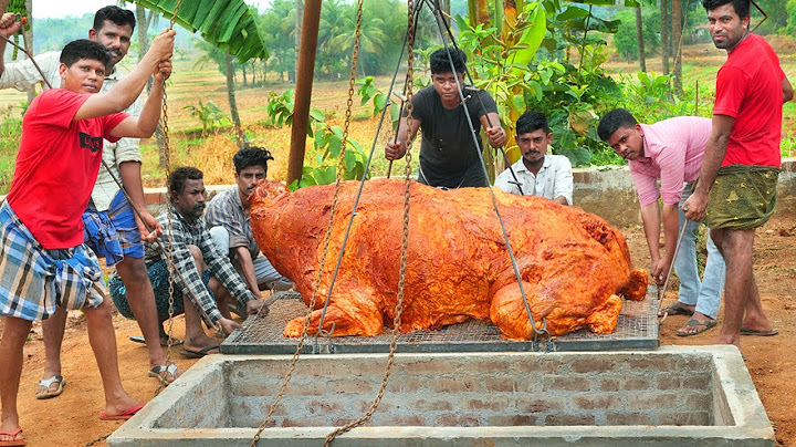 500 Kg WHOLE BEEF ROAST | 6 Hours Roasting a Whole Buffalo Tandoor | Beef Mandhi Recipe