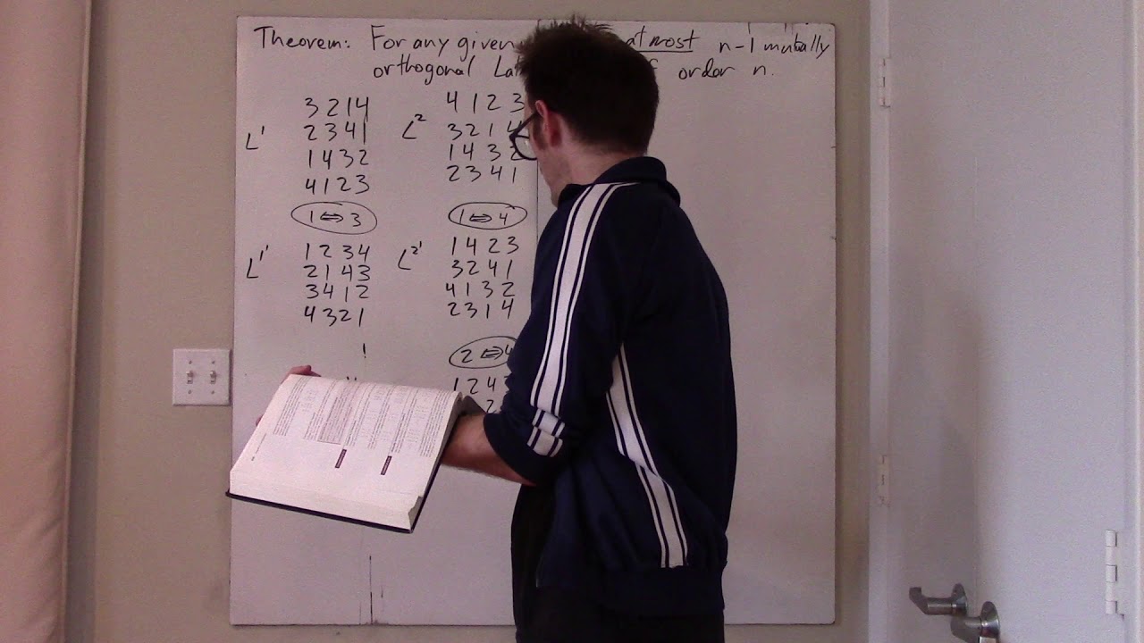 Discrete Math - Intro to Latin Squares - Part 3 of 3 - YouTube