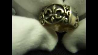 シルバーデザインリング　18.5号　9ｇ