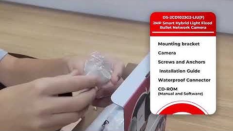 2MP SMART HYBRID LIGHT FIXED BULLET NETWORK CAMERA,DS-2CD1023G2-LIU(F)